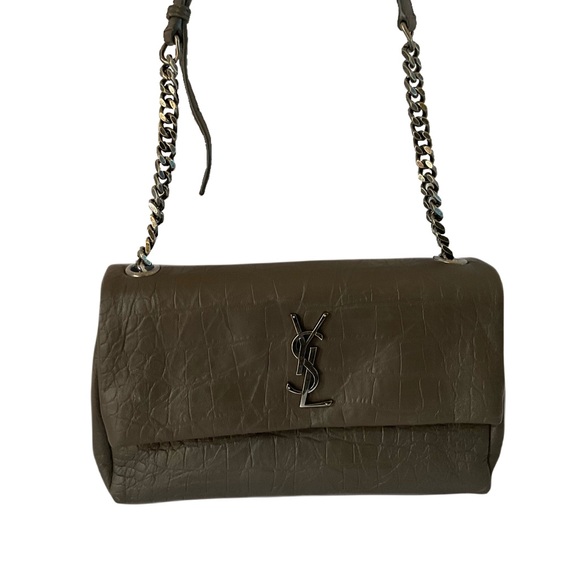 Saint Laurent Medium Monogram West Hollywood Bag - Grey - Picture 2 of 9